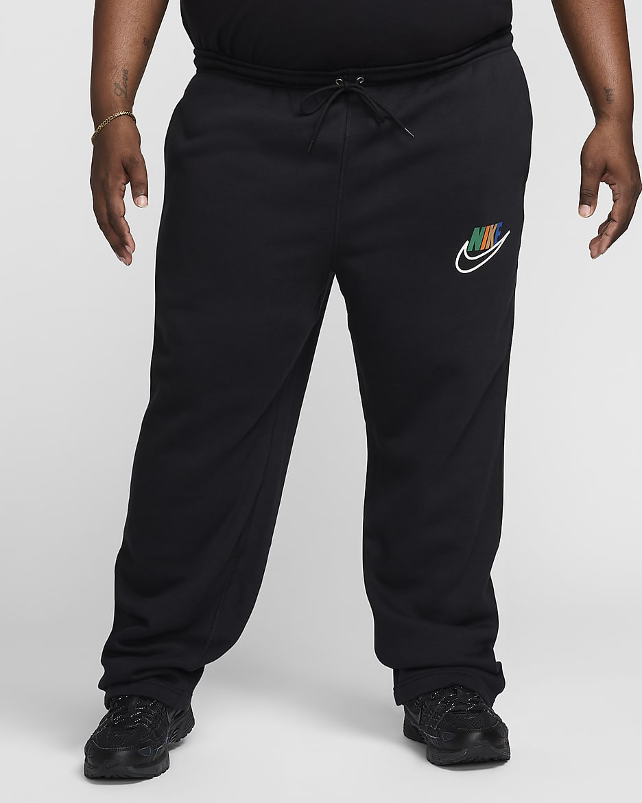 Nike joggers open hem online